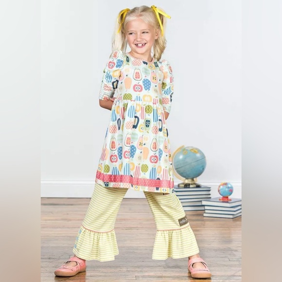 Matilda Jane Library Book Big Ruffle Pants - Picture 2 of 6